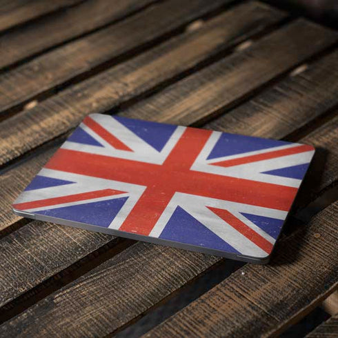 United Kingdom Flag Distressed Apple MacBook Air Skin