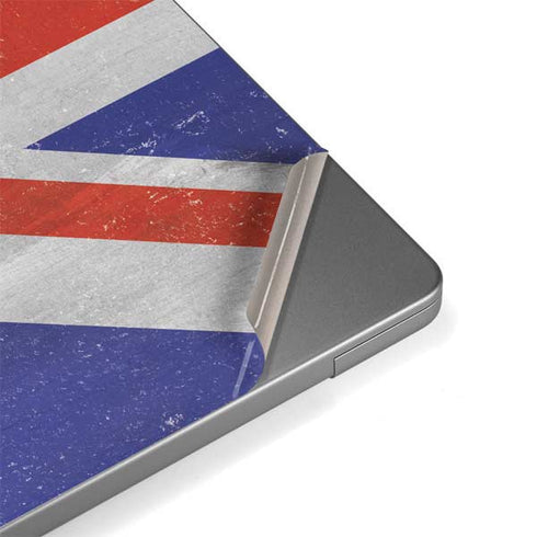 United Kingdom Flag Distressed Apple MacBook Pro 14-inch Skin