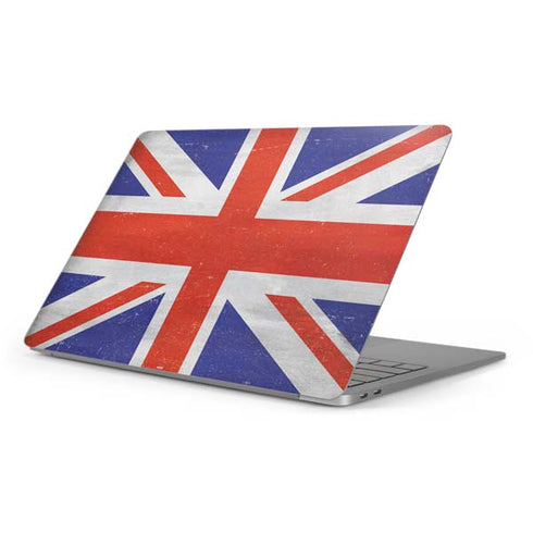 United Kingdom Flag Distressed Apple MacBook Pro 16-inch Skin