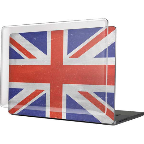 United Kingdom Flag Distressed MacBook Cases