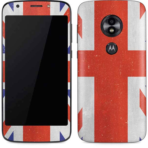United Kingdom Flag Distressed Moto E5 Play Skin