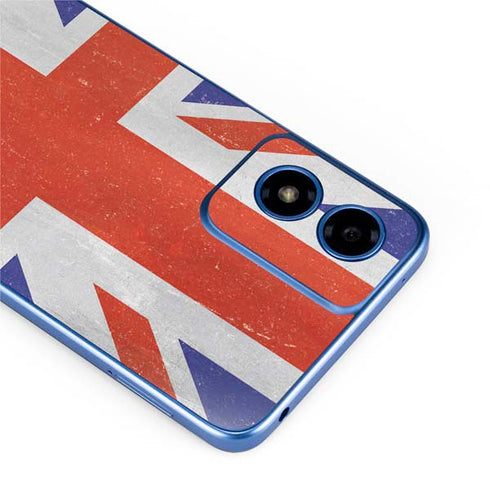 United Kingdom Flag Distressed Moto G Play 4G (2024) Skin