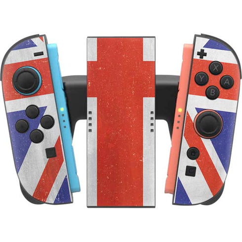 United Kingdom Flag Distressed Nintendo Switch 2 (2025) Joy-Con Controller Skin