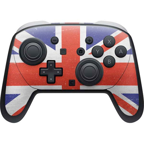 United Kingdom Flag Distressed Nintendo Skins