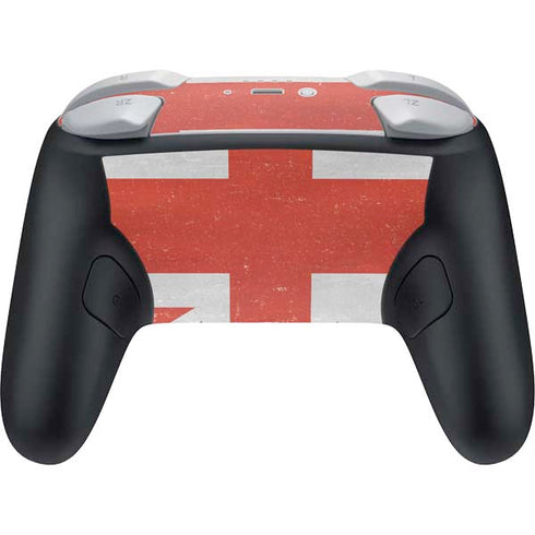 United Kingdom Flag Distressed Nintendo Switch 2 (2025) Pro Controller Skin