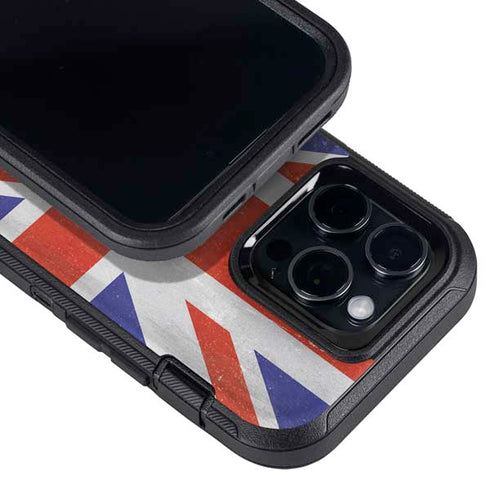United Kingdom Flag Distressed Otterbox Defender iPhone Skin