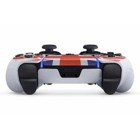 United Kingdom Flag Distressed PS5 DualSense Edge Pro Controller Skin