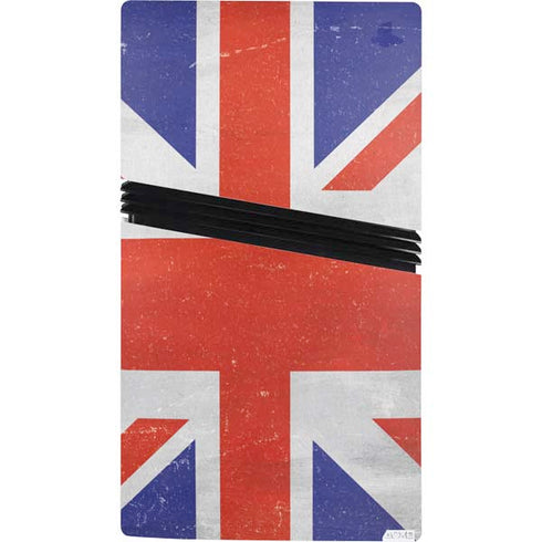 United Kingdom Flag Distressed PS5 Pro Console Skin