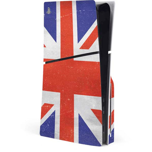 United Kingdom Flag Distressed PlayStation PS5 Skins