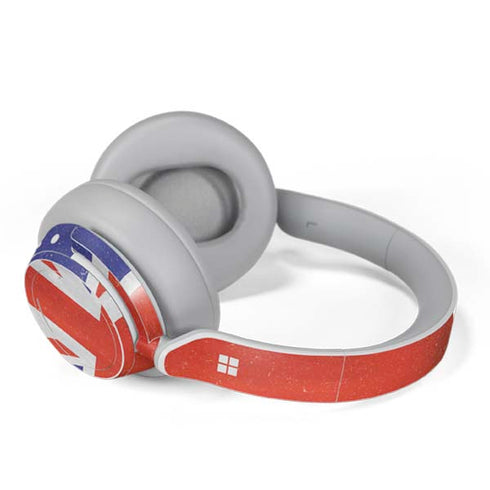 United Kingdom Flag Distressed Surface Headphones Skin