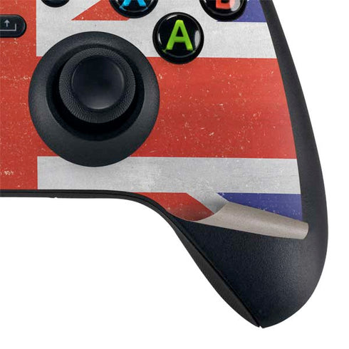 United Kingdom Flag Distressed Xbox Series X Controller Skin