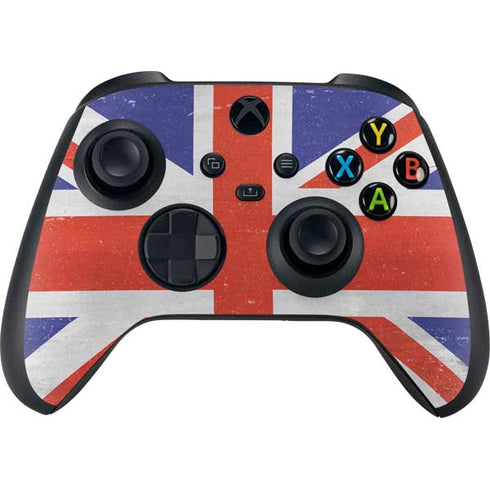 United Kingdom Flag Distressed Xbox Series X Controller Skin