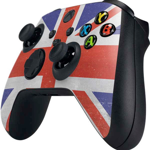 United Kingdom Flag Distressed Xbox Series X Controller Skin