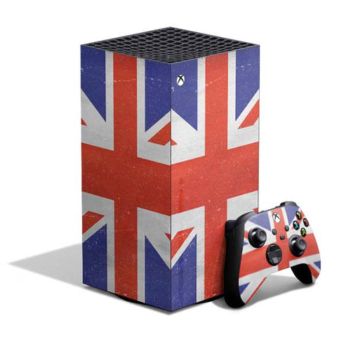 United Kingdom Flag Distressed XBox Series X Digital Edition Bundle Skin