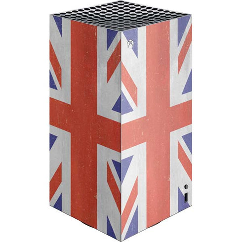 United Kingdom Flag Distressed XBox Series X Digital Edition Console Skin