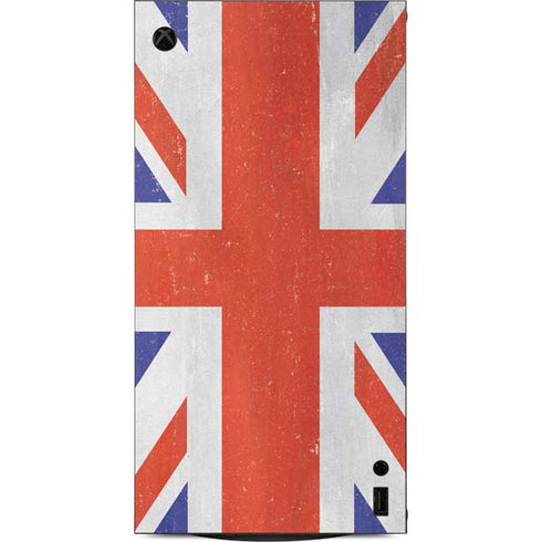 United Kingdom Flag Distressed XBox Series X Digital Edition Console Skin
