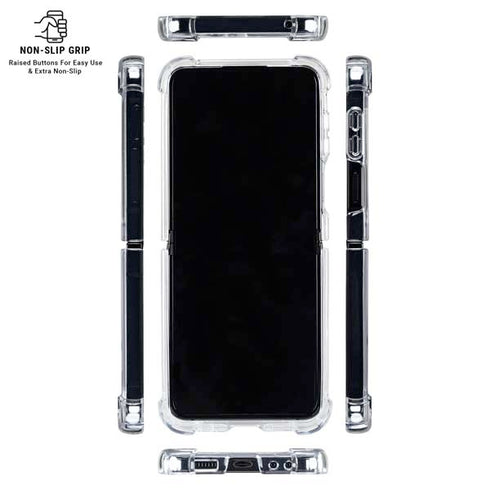 United States Naval Academy USA Galaxy Z Flip7 Clear Case