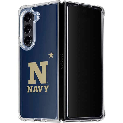 United States Naval Academy USNA Galaxy Z Fold5 5G Clear Case