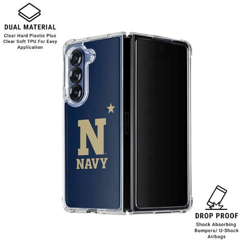United States Naval Academy USA Galaxy Z Fold7 Clear Case