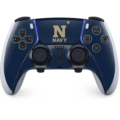United States Naval Academy USNA PS5 DualSense Edge Pro Controller Skin