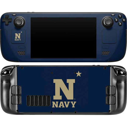United States Naval Academy USNA Steam Deck Handheld Gaming Computer Skin