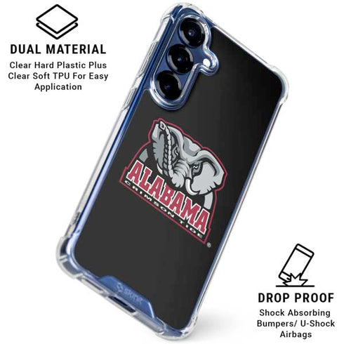 University of Alabama Primary Logo Galaxy S25 Clear Case
