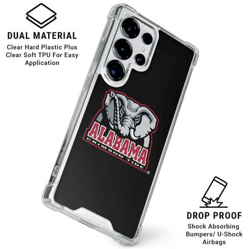 University of Alabama Primary Logo Galaxy S25 Ultra Clear Case