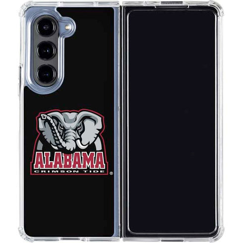 University of Alabama Primary Logo Galaxy Z Fold5 5G Clear Case