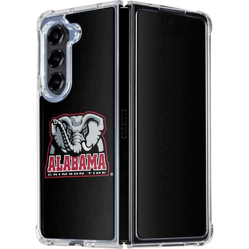 University of Alabama Primary Logo Galaxy Z Fold5 5G Clear Case
