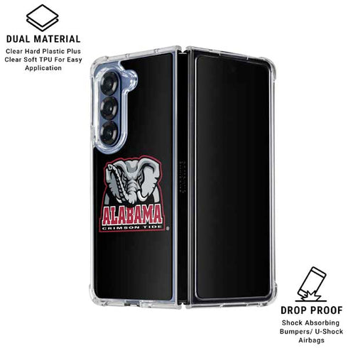 University of Alabama Primary Logo Galaxy Z Fold6 Clear Case