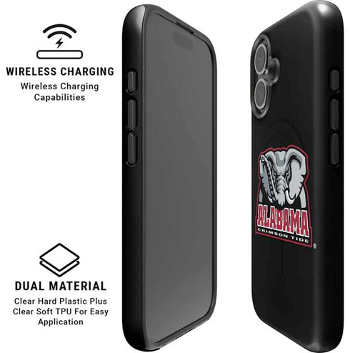 University of Alabama Primary Logo iPhone 16 Plus Magsafe Impact Case