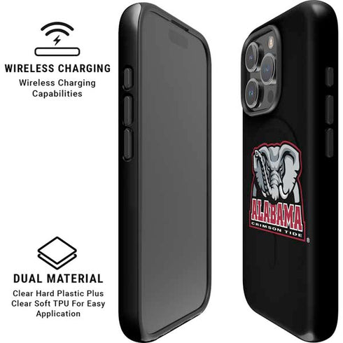 University of Alabama Primary Logo iPhone 16 Pro Max Magsafe Impact Case