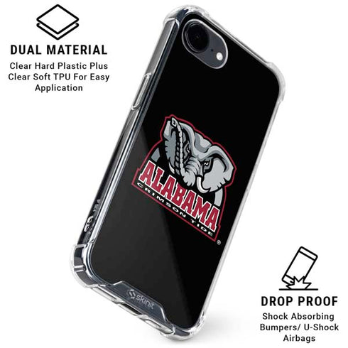 University of Alabama Primary Logo iPhone 16e Clear Case