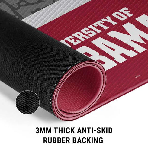 University of Alabama Logo Gaming Mouse Pad