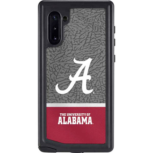 University of Alabama Logo Galaxy Note 10 Waterproof Case