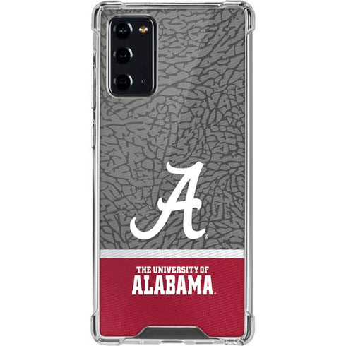 University of Alabama Logo Galaxy Note20 5G Clear Case