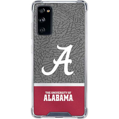 University of Alabama Logo Galaxy S20 FE Clear Case