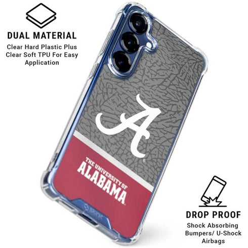 University of Alabama Logo Galaxy S25 Clear Case