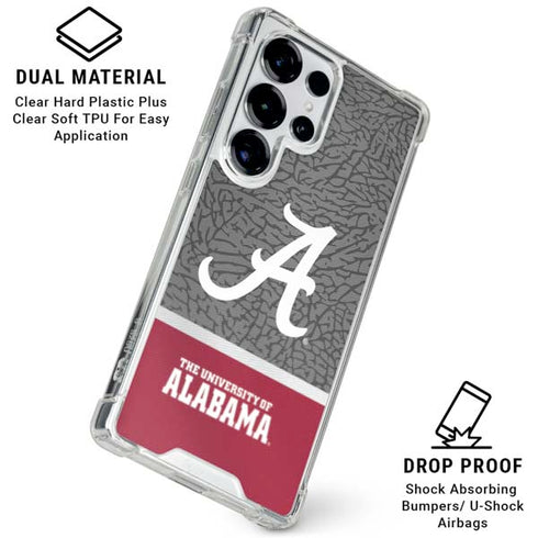 University of Alabama Logo Galaxy S25 Ultra Clear Case