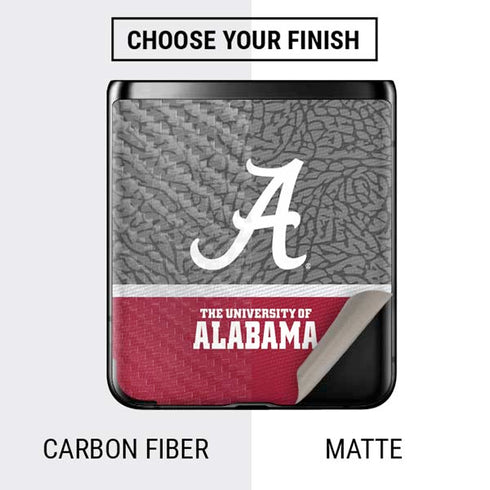 University of Alabama Logo Galaxy Z Flip Skin