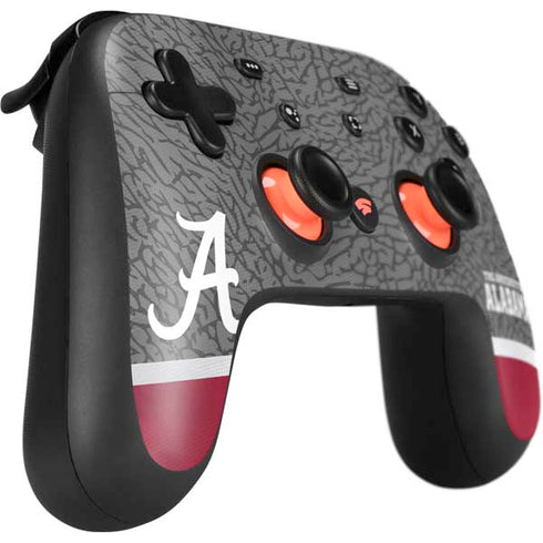 University of Alabama Logo Google Stadia Controller Skin