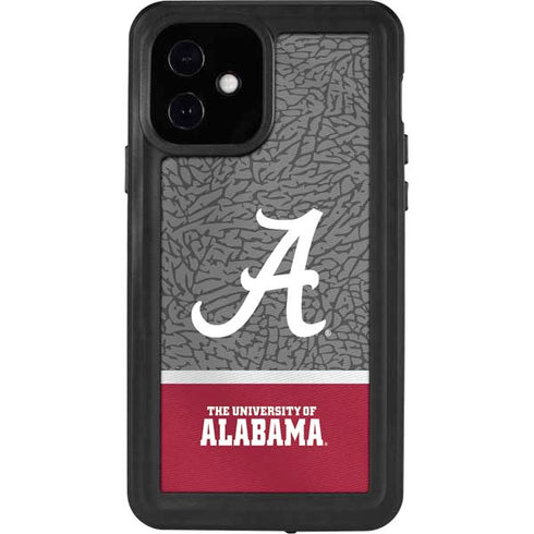 University of Alabama Logo iPhone 12 Waterproof Case