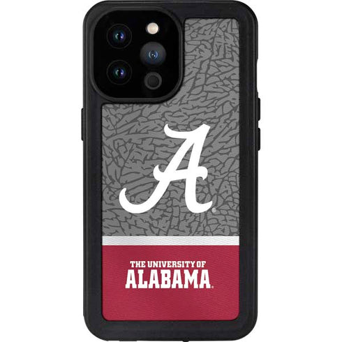 University of Alabama Logo iPhone 14 Pro Max Waterproof Case