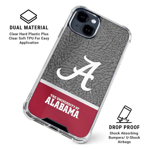 University of Alabama Logo iPhone 15 Clear Case