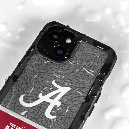 University of Alabama Logo iPhone 15 Plus Waterproof Case