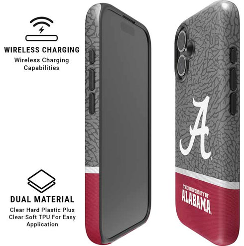 University of Alabama Logo iPhone 16 Plus Magsafe Impact Case