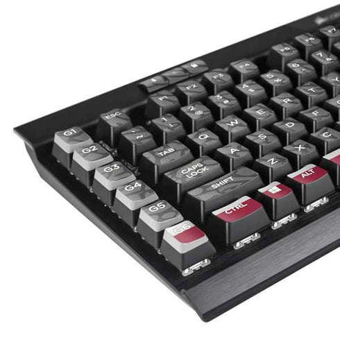 University of Alabama Logo K95 RGB PLATINUM Mechanical Gaming Keyboard Skin