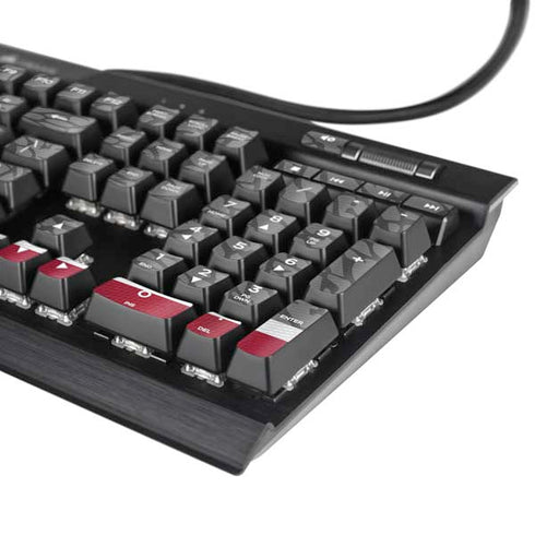 University of Alabama Logo K95 RGB PLATINUM Mechanical Gaming Keyboard Skin