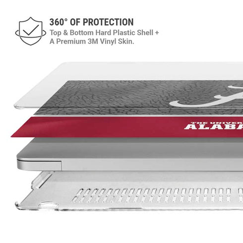 University of Alabama Logo MacBook Pro 14in (2021-24) Case plus Skin