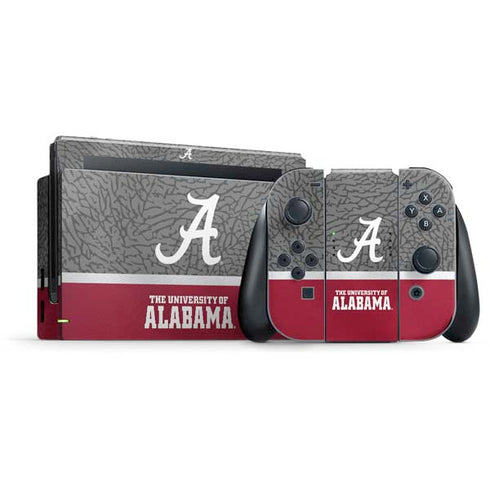 University of Alabama Logo Nintendo Switch Bundle Skin